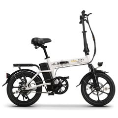 Электрический велосипед SKYJET 16 Nitro белый цена и информация | Электровелосипеды | pigu.lt