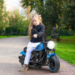 Vaikiškas elektrinis motociklas Costway, mėlynas kaina ir informacija | Elektromobiliai vaikams | pigu.lt
