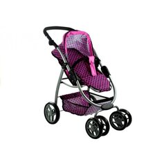 Vežimėlis mergaitėms 2in1 Doll Bogie and Stroller Alice 8668, rožinis цена и информация | Игрушки для девочек | pigu.lt