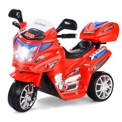 Vaikiškas elektrinis motociklas Costway, raudonas kaina ir informacija | Elektromobiliai vaikams | pigu.lt