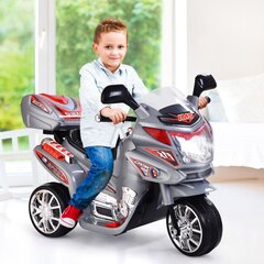 Vaikiškas elektrinis motociklas Costway, pilkas kaina ir informacija | Elektromobiliai vaikams | pigu.lt