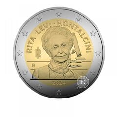 Moneta 2 Eur Rita Levi-Montalcini, Italija 2024 kaina ir informacija | Numizmatika | pigu.lt