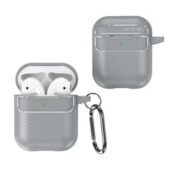 Carbon case for Airpods Pro grey цена и информация | Аксессуары для наушников | pigu.lt