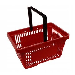 Prekybinis krepšys su viena rankena raudonas kaina ir informacija | Pirkinių krepšiai | pigu.lt
