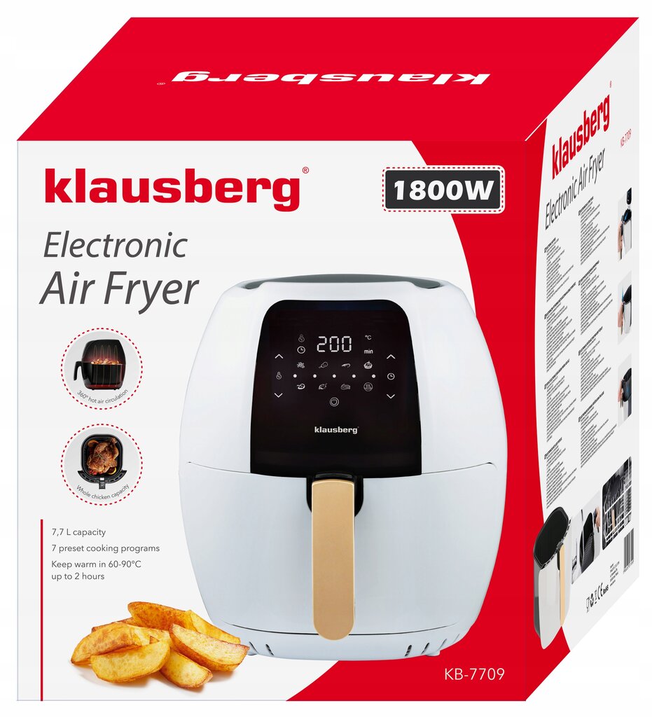 Klausberg KB-7495 kaina ir informacija | Gruzdintuvės | pigu.lt