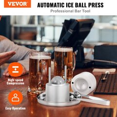 Пресс для ледяных шариков Vevor, серебристый цена и информация | Кухонная утварь | pigu.lt