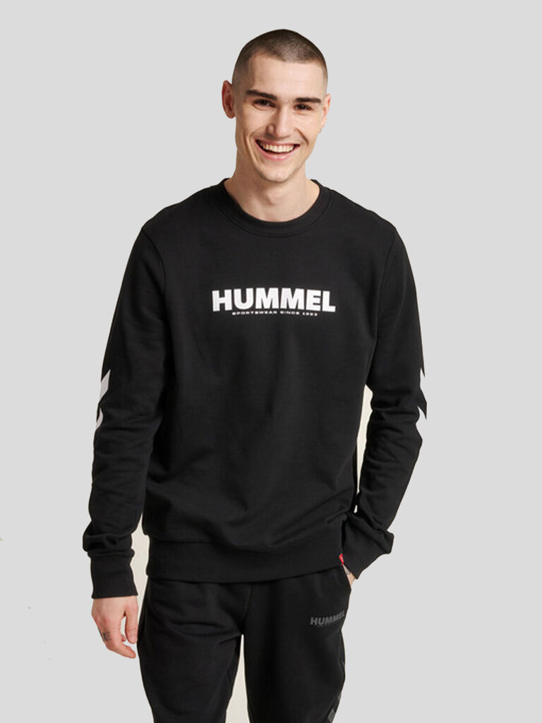 Hummel džemperis unisex, juodas цена и информация | Džemperiai vyrams | pigu.lt