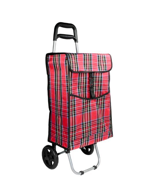 Sulankstomas pirkinių vežimėlis kaina ir informacija | Pirkinių krepšiai | pigu.lt
