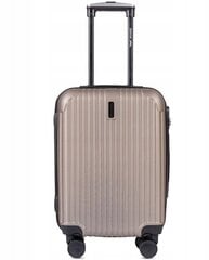 Nedidelis lagaminas Wings 0593, S, pilkas kaina ir informacija | Lagaminai, kelioniniai krepšiai | pigu.lt