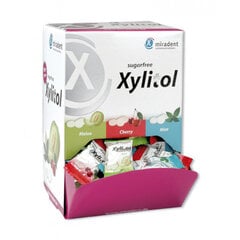 Ksilitolio saldainiai Miradent Xylitol MIX, 100 vnt. kaina ir informacija | Saldumynai | pigu.lt