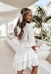 Платье женское Galisia, белое цена и информация | Платья | pigu.lt