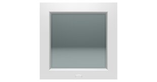 Uždarytas PVC langas Arutech Best Windows, 500*530, baltas kaina ir informacija | Plastikiniai langai | pigu.lt