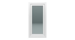 Atidaromas PVC langas Arutech Best Window, 600*1230, baltas kaina ir informacija | Plastikiniai langai | pigu.lt