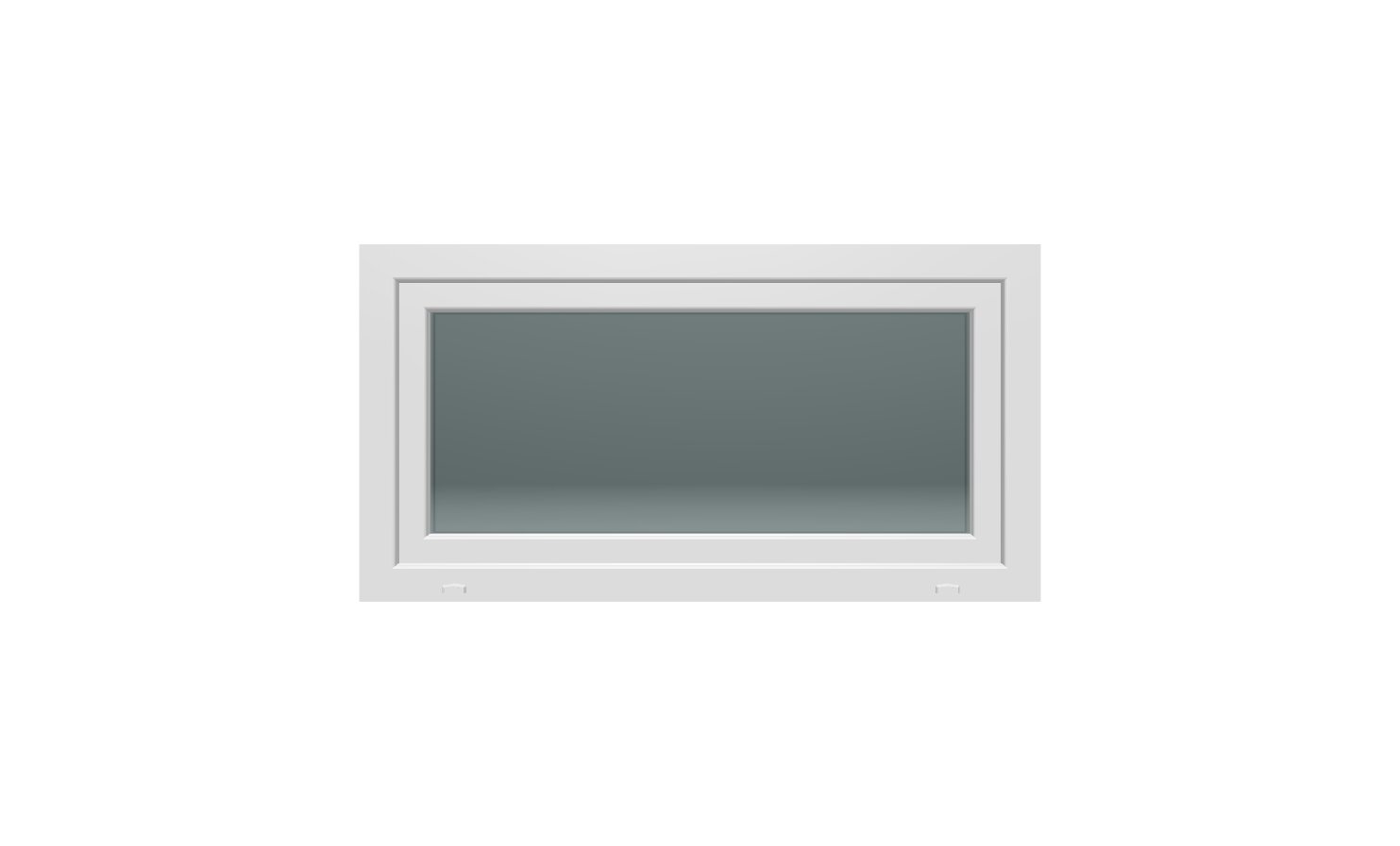 Atidaromas PVC langas 1200*630 baltas/baltas Arutech Best Windows kaina ir informacija | Plastikiniai langai | pigu.lt