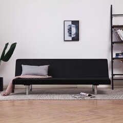 Sofa-lova, juoda цена и информация | Диваны | pigu.lt