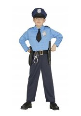 Policininko kostiumas vaikams, 5-6 metai kaina ir informacija | Karnavaliniai kostiumai | pigu.lt