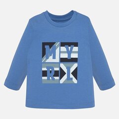 Marškiniai ilgomis rankovėmis berniukams Mayoral, mėlyni kaina ir informacija | Marškinėliai berniukams | pigu.lt