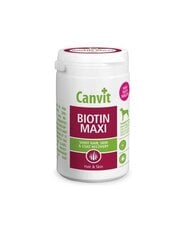 Canvit papildas šunims tabletėmis Biotin Maxi, 166 vnt. kaina ir informacija | Vitaminai, papildai, antiparazitinės priemonės šunims | pigu.lt