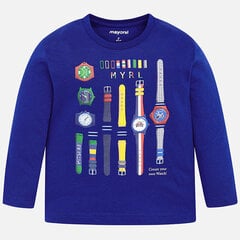 Marškiniai ilgomis rankovėmis berniukams Mayoral, mėlyni kaina ir informacija | Marškinėliai berniukams | pigu.lt