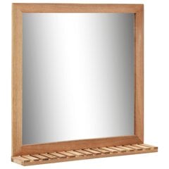 Vonios kambario veidrodis VidaXL, 60x12x62 cm, rudas цена и информация | Зеркала | pigu.lt