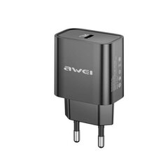 Įkroviklis Awei PD61-EU 20W USB-C juodas kaina ir informacija | Krovikliai telefonams | pigu.lt