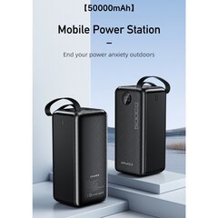 Išorinė baterija Power Bank Awei P36K 5V/2A 50000mAh juoda kaina ir informacija | Atsarginiai maitinimo šaltiniai (power bank) | pigu.lt