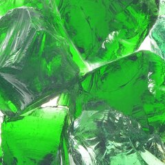 Stikliniai akmenys, žali, 25 kg цена и информация | Мульча, декоративный щебень | pigu.lt