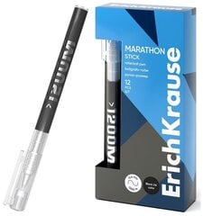 Ручка шариковая MARATHON STICK, ErichKrause, 0,5мм, черный кончик. цена и информация | Письменные принадлежности | pigu.lt