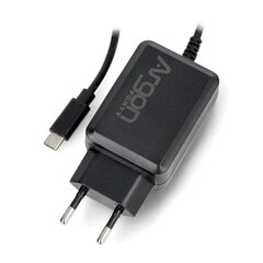 Maitinimo šaltinis Argon40 USB tipas C 5.25V/3.5A, skirtas Raspberry Pi 4B - juodas kaina ir informacija | Atviro kodo elektronika | pigu.lt