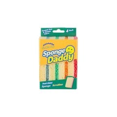 Scrub Daddy kempinėlė, 4 vnt цена и информация | Инвентарь для уборки и принадлежности | pigu.lt