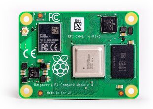 Raspberry Pi CM4 Lite, skaičiavimo modulis 4, 4GB RAM + WiFi/Bluetooth kaina ir informacija | Atviro kodo elektronika | pigu.lt