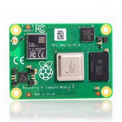 Raspberry Pi CM4 Lite, skaičiavimo modulis 4, 4GB RAM + WiFi/Bluetooth kaina ir informacija | Atviro kodo elektronika | pigu.lt