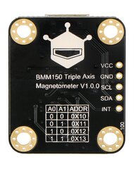 Magnetometras DFRobot SEN052 BMM150 I2C kaina ir informacija | Davikliai, jutikliai | pigu.lt