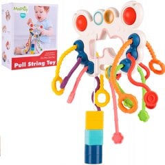 Interaktyvus sensorinis žaislas - kramtukas, barškutis kūdikiams цена и информация | Игрушки для малышей | pigu.lt