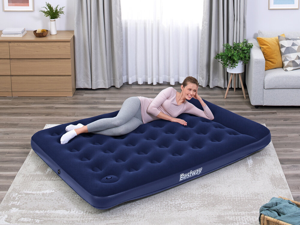 Pripučiamas čiužinys Bestway Air Mattress Queen 67226, 203x152 cm, mėlynas kaina ir informacija | Pripučiami čiužiniai ir baldai | pigu.lt