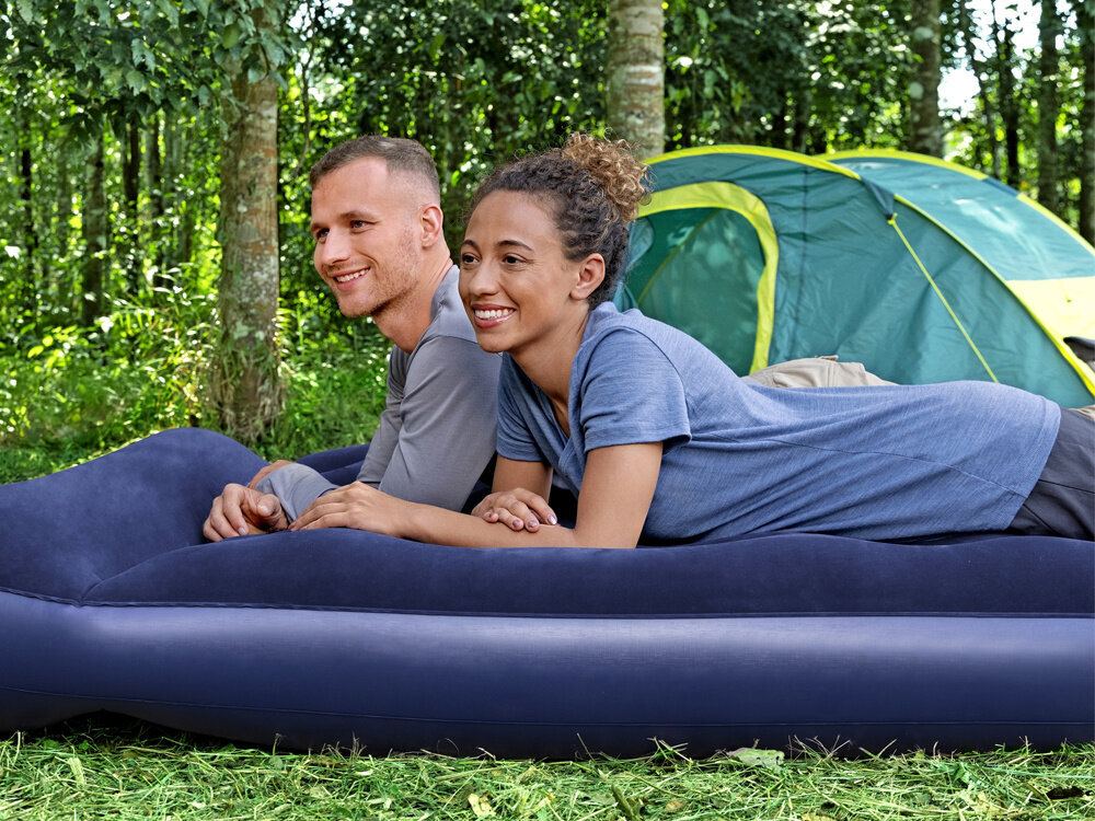 Pripučiamas čiužinys Bestway Air Mattress Queen 67226, 203x152 cm, mėlynas kaina ir informacija | Pripučiami čiužiniai ir baldai | pigu.lt