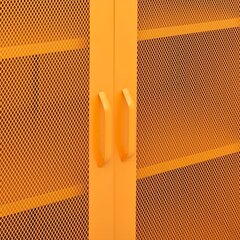 Sandėliavimo spintelė, geltona, 80x35x101,5cm, plienas kaina ir informacija | Svetainės spintelės | pigu.lt