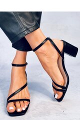 Heel sandals Inello, black M1069656 цена и информация | Женские босоножки | pigu.lt