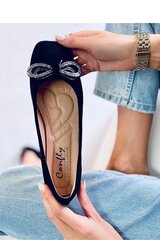 Ballet flats Inello, black M1041790 цена и информация | Женские туфли | pigu.lt