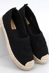 Espadrilės moterims Inello M1135292, juodos kaina ir informacija | Bateliai moterims | pigu.lt