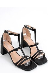 Heel sandals Inello, black M994169 цена и информация | Женские босоножки | pigu.lt