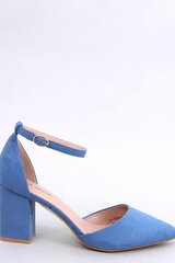 Block heel pumps Inello, blue M1134903 цена и информация | Женские туфли | pigu.lt