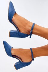 Block heel pumps Inello, blue M1134903 цена и информация | Женские туфли | pigu.lt