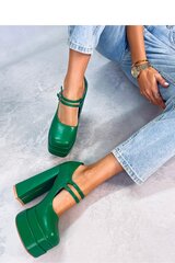 Platform pumps Inello, green M1045131 цена и информация | Женские туфли | pigu.lt