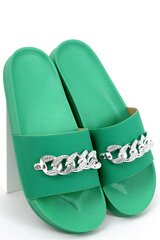 Flip-flops Inello, green M994322 цена и информация | Женские тапочки | pigu.lt