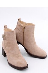 Heel boots Inello, beige M1015236 цена и информация | Женские сапоги | pigu.lt