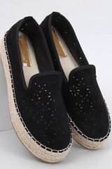 Espadrilės moterims Inello M1135191, juodos kaina ir informacija | Bateliai moterims | pigu.lt