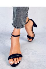 Heel sandals Inello, black M1060152 цена и информация | Женские босоножки | pigu.lt