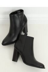 Aukštakulniai batai moterims Inello M899797, juodi kaina ir informacija | Aulinukai, ilgaauliai batai moterims | pigu.lt
