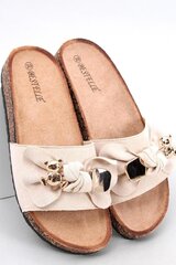 Flip-flops Inello, beige M1134517 цена и информация | Женские тапочки | pigu.lt